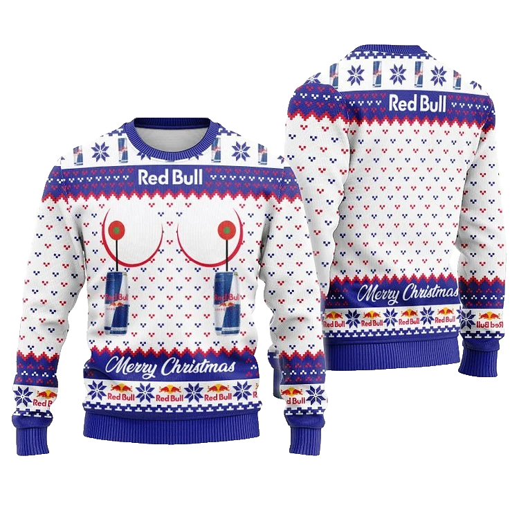Red Bull Merry Christmas Ugly Sweater 2025 – Moonbestprint