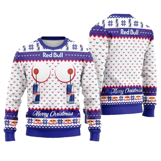Red Bull Merry Christmas Ugly Sweater 2025 – Moonbestprint