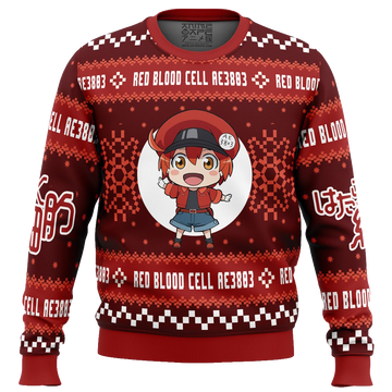 Red Blood Cell Cells At Work Ugly Christmas Sweater – Moonbestprint