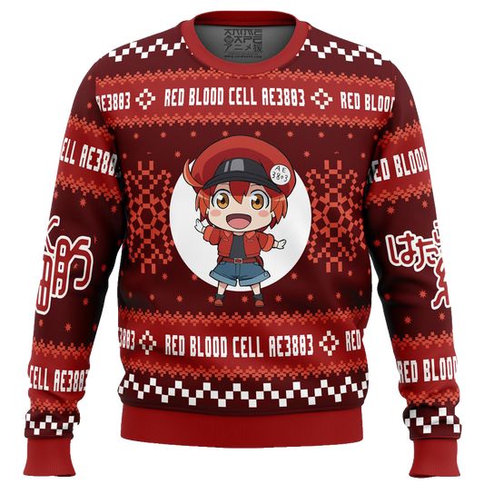 Red Blood Cell Cells At Work Ugly Christmas Sweater – Moonbestprint