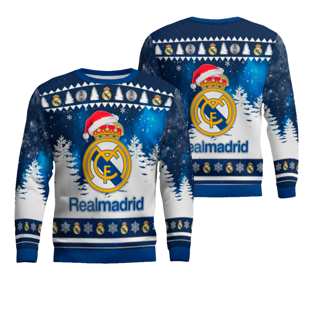 Real Madrid Merry Christmas Ugly Sweater 2025 – Moonbestprint