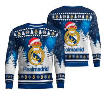 Real Madrid Merry Christmas Ugly Sweater 2025 – Moonbestprint