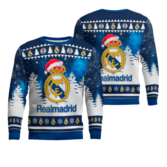 Real Madrid Merry Christmas Ugly Sweater 2025 – Moonbestprint