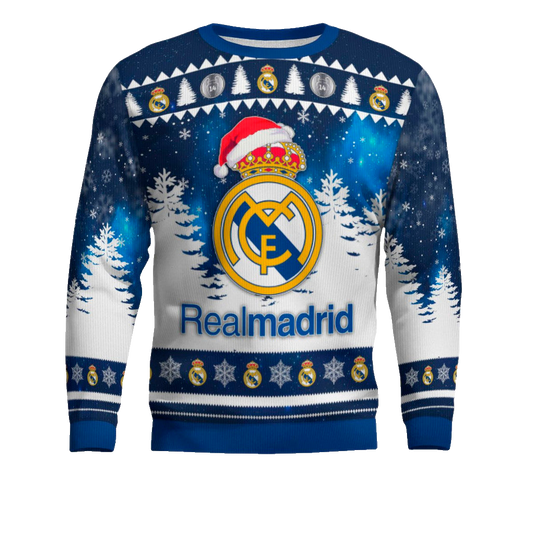 Real Madrid Merry Christmas Ugly Sweater 2025 – Moonbestprint