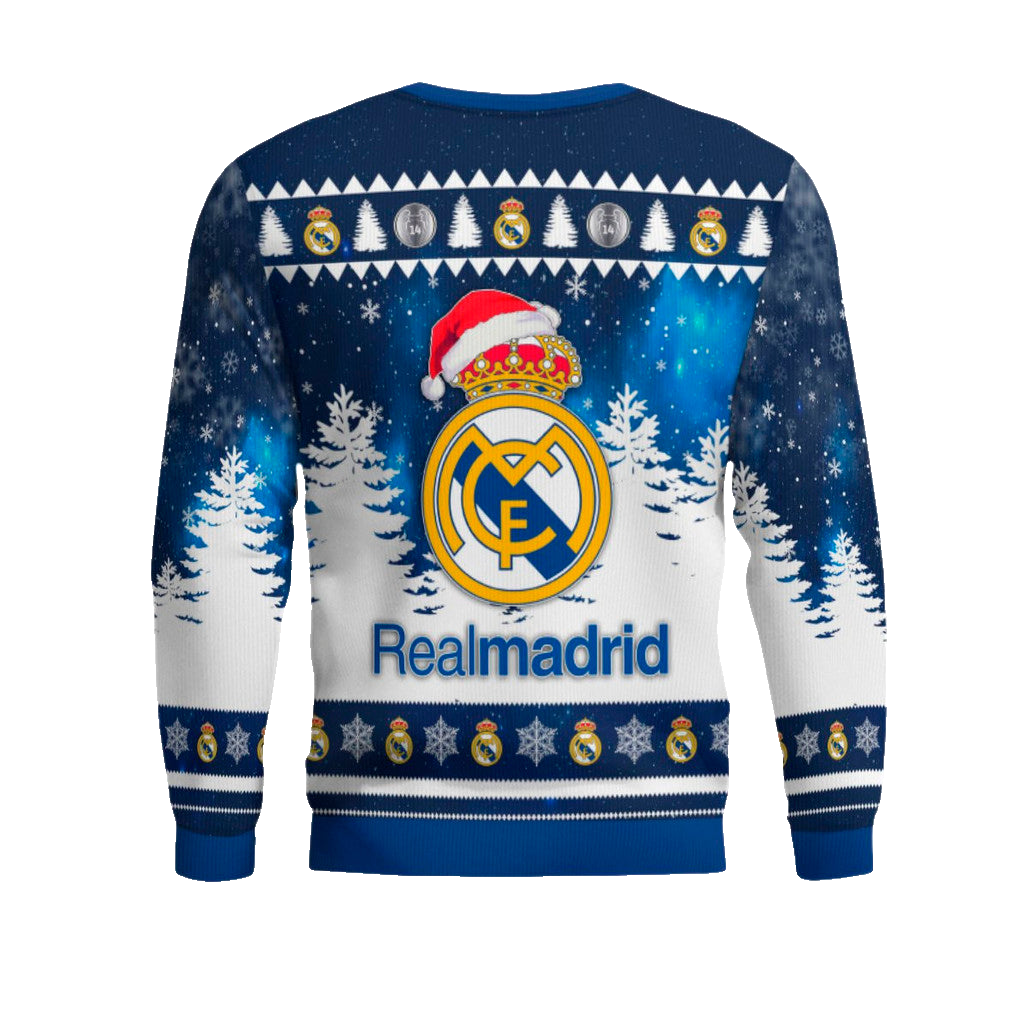 Real Madrid Merry Christmas Ugly Sweater 2025 – Moonbestprint