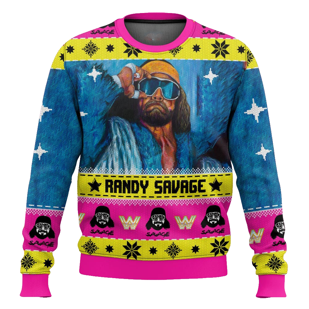 Randy Savage Ugly Christmas Sweater – Moonbestprint