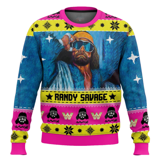 Randy Savage Ugly Christmas Sweater – Moonbestprint