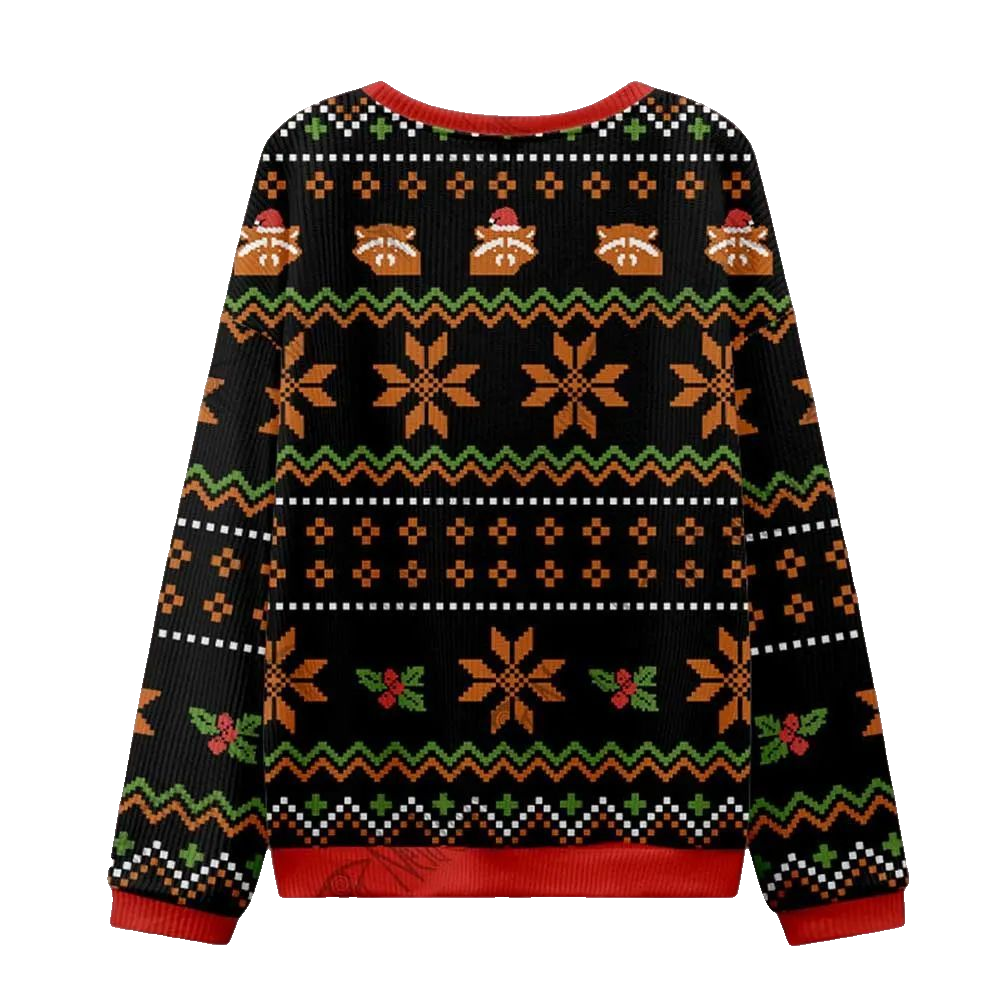 Raccoon Ungovernable Ugly Sweater 2026 Christmas - Moonbestprint