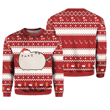 Pusheen Cat Ugly Christmas Sweater - Moonbestprint