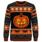 Pumpkin Ugly Sweater For Halloween 2026 – Moonbestprint