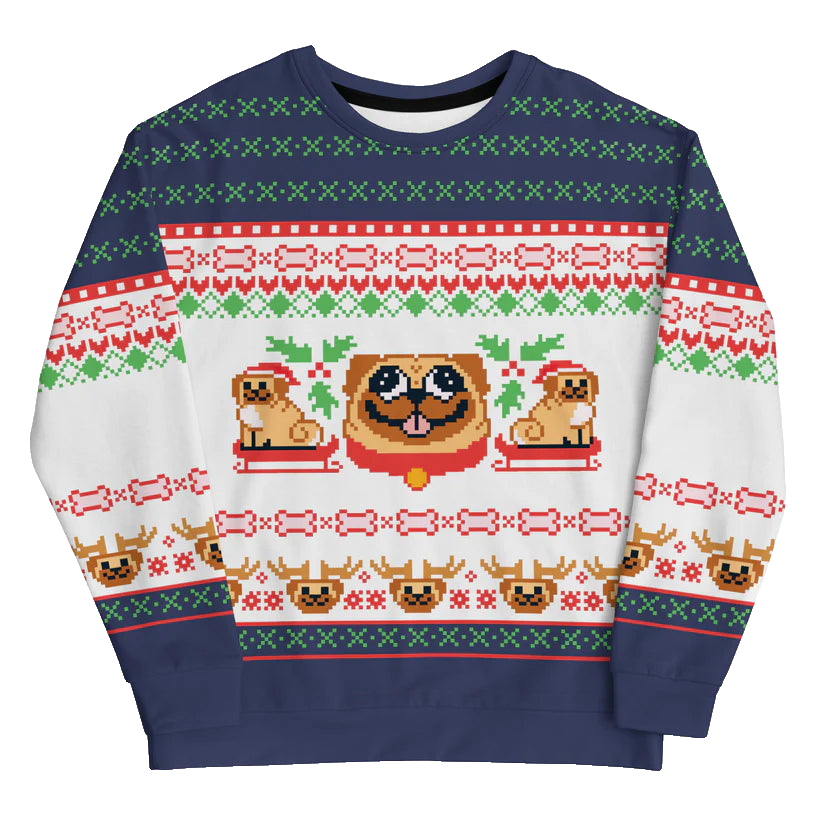 Pugly Ugly Christmas Sweater 2025 – Moonbestprint
