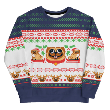 Pugly Ugly Christmas Sweater 2025 – Moonbestprint