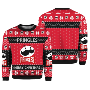 Pringles Snack Brand Ugly Christmas Sweater 2025 – Moonbestprint