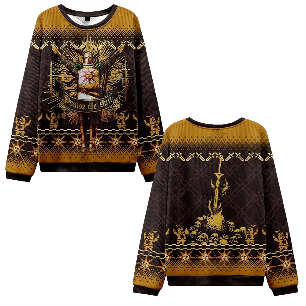 Praise the Sun Ugly Sweater 2026 Christmas - Moonbestprint