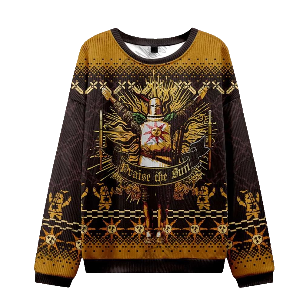 Praise the Sun Ugly Sweater 2026 Christmas - Moonbestprint