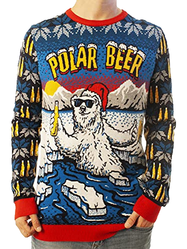 Polar Bear Blue Ugly Christmas Sweater – Moonbestprint
