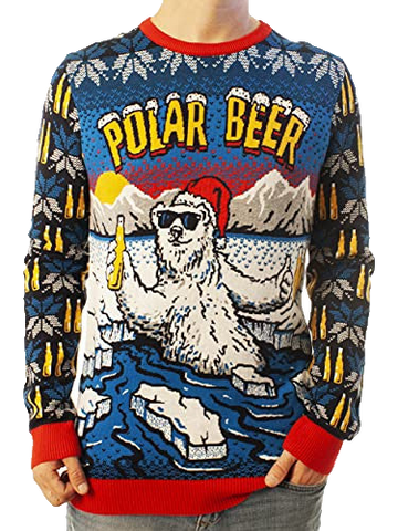 Polar Bear Blue Ugly Christmas Sweater – Moonbestprint