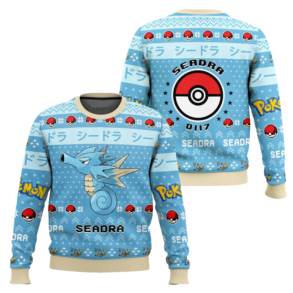 PKM Gen 1 Seadra Ugly Sweater – Moonbestprint