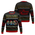 Pizza Planet Food and Fun Space Port Ugly Christmas Sweater – Moonbestprint