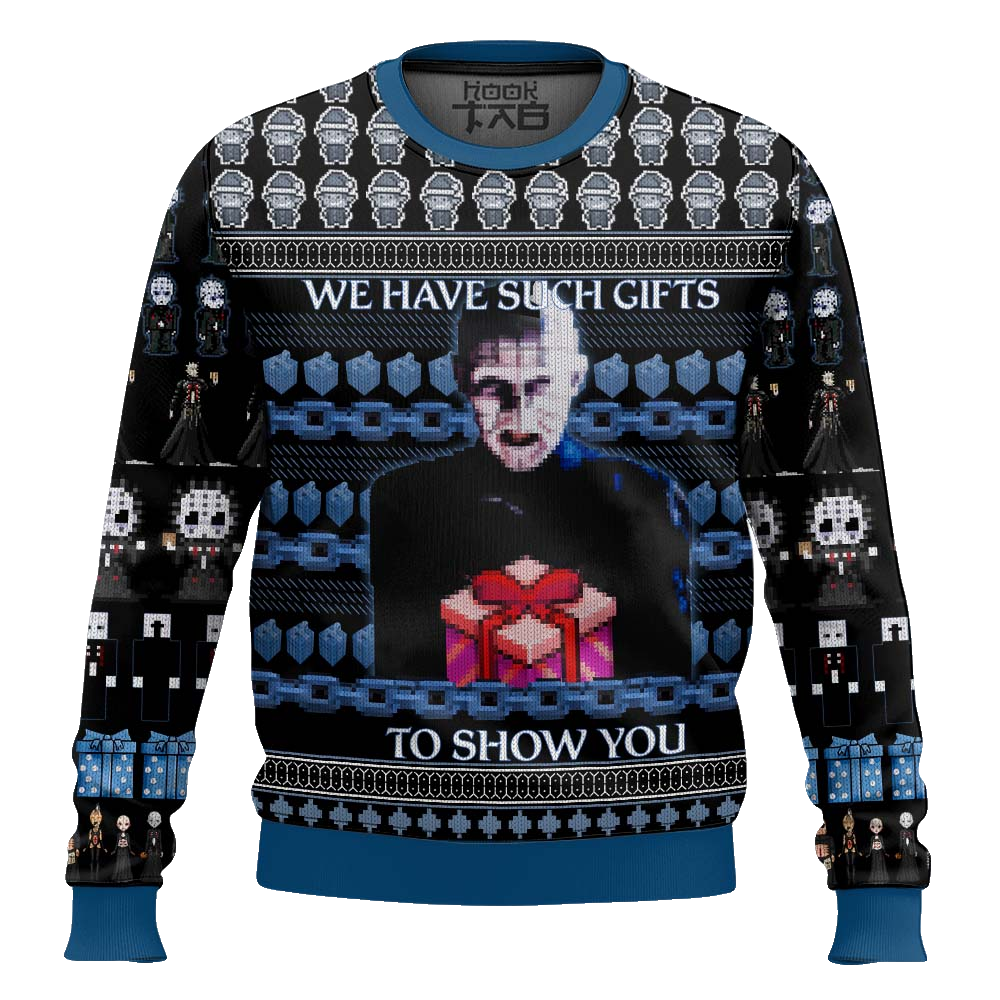 Pinhead Hellraiser Ugly Christmas Sweater – Moonbestprint