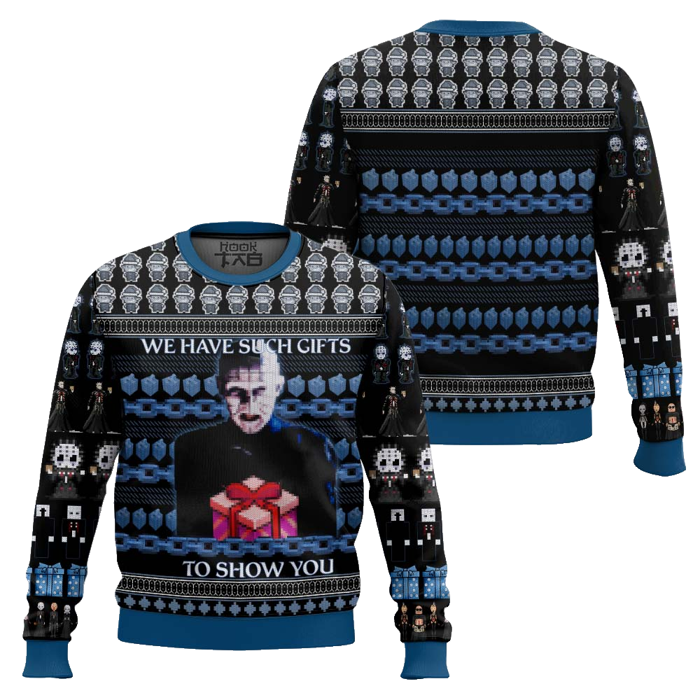 Pinhead Hellraiser Ugly Christmas Sweater – Moonbestprint