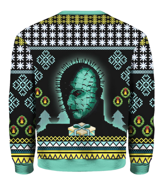 Pinhead Hellraiser We Have Such Gfts To Show You Christmas Sweater - Moonbestprint
