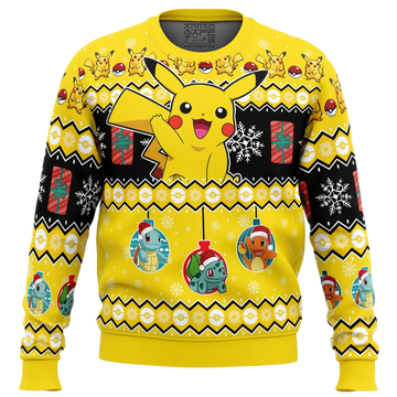 Pikachu I Choose You Pokemon Ugly Christmas Sweater – Moonbestprint
