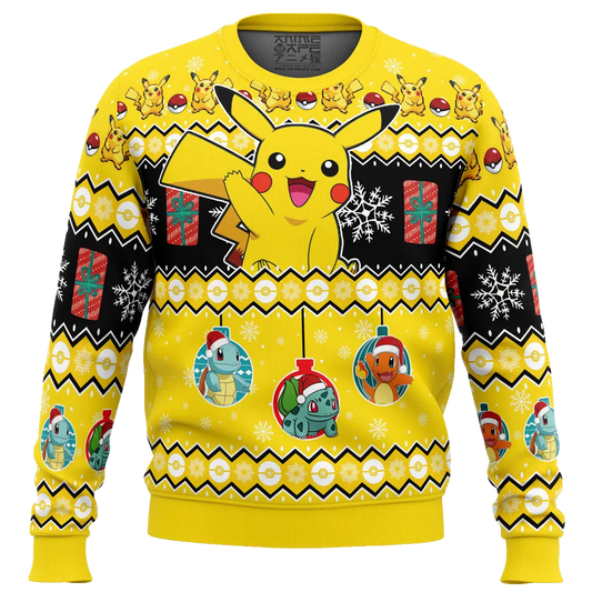 Pikachu I Choose You Pokemon Ugly Christmas Sweater – Moonbestprint