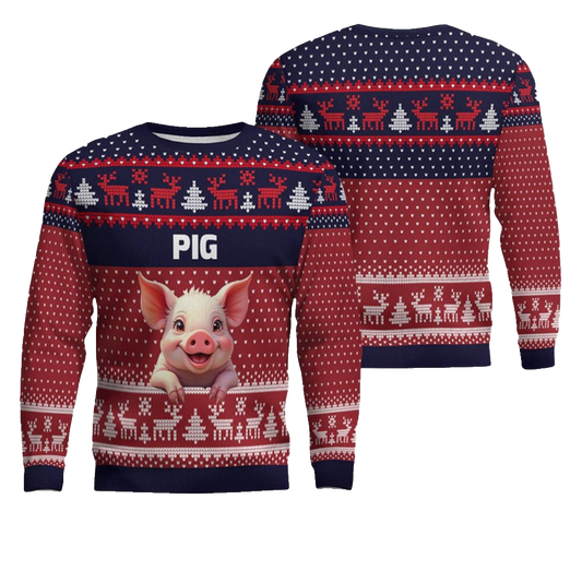 Pig Ugly Christmas Sweater - Moonbestprint