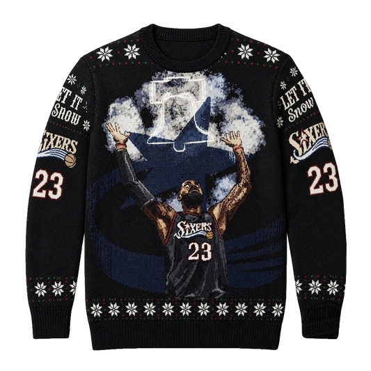 Philadelphia 76ers LeBron James 2026 Ugly Christmas Sweater For Basketball Fans – Moonbestprint