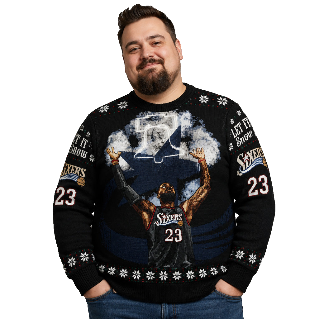 Philadelphia 76ers LeBron James 2026 Ugly Christmas Sweater For Basketball Fans – Moonbestprint