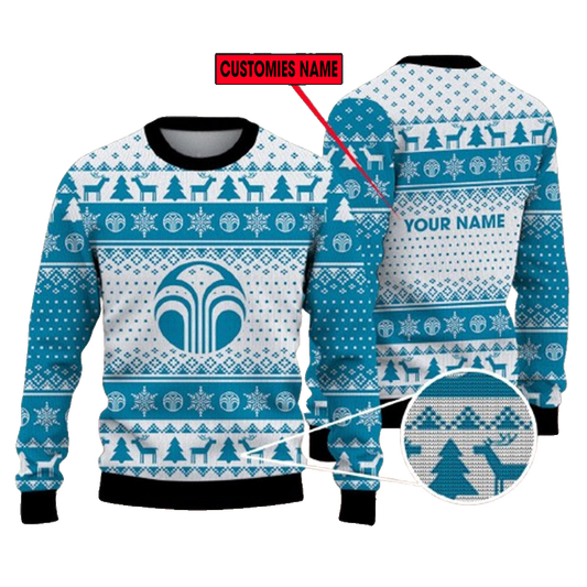 Personalized Nu Skin Logo Ugly Christmas Sweater – Moonbestprint