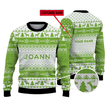 Personalized Jo Ann Stores Logo Ugly Christmas Sweater – Moonbestprint