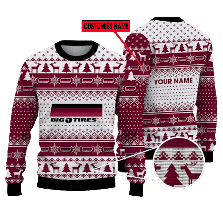 Personalized Big O Tires Logo Ugly Christmas Sweater – Moonbestprint