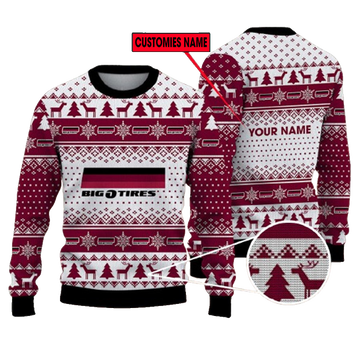Personalized Big O Tires Logo Ugly Christmas Sweater – Moonbestprint