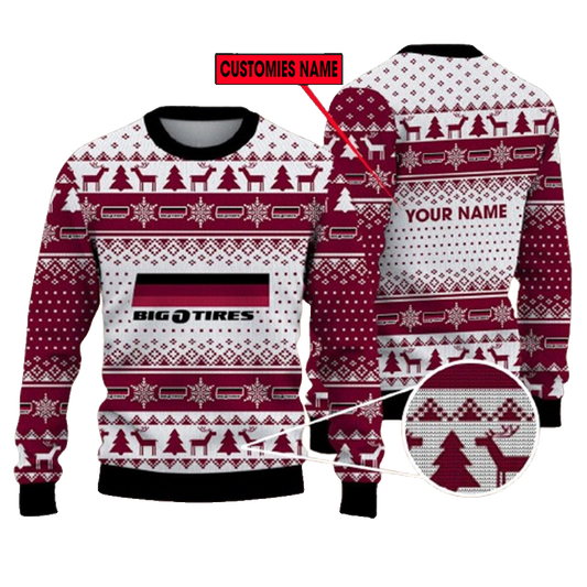 Personalized Big O Tires Logo Ugly Christmas Sweater – Moonbestprint