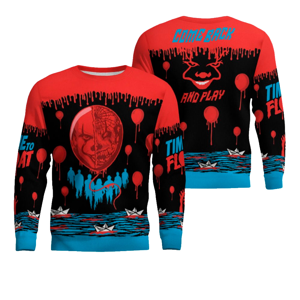 Pennywise Christmas Jumper Ugly Sweater – Moonbestprint