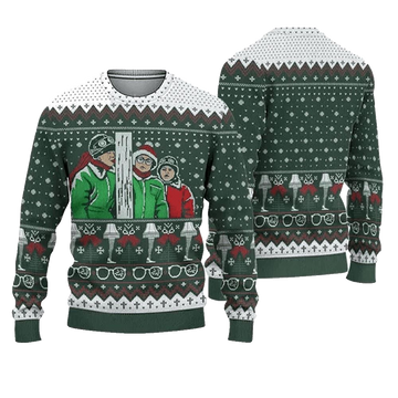 Paper Separatist A Christmas Story I Triple Dog Ugly Sweater - Moonbestprint