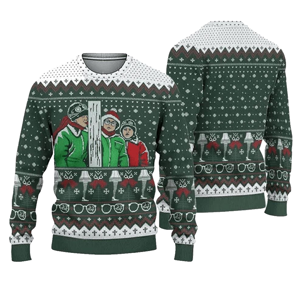 Paper Separatist A Christmas Story I Triple Dog Ugly Sweater - Moonbestprint
