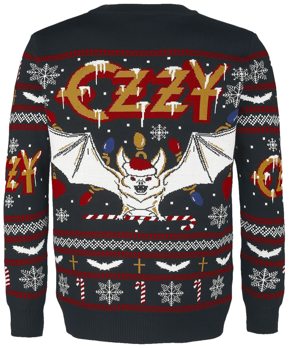 Ozzy Osbourne Multicolour Holiday Christmas Ugly Sweater – Moonbestprint