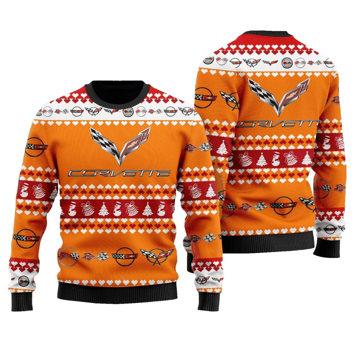 Orange Ugly Christmas Sweater – Moonbestprint