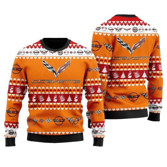 Orange Ugly Christmas Sweater – Moonbestprint