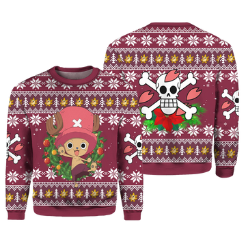 One Piece Chopper Ugly Christmas Sweater – Moonbestprint