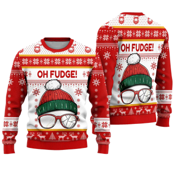 Oh Fudge Funny Ugly Christmas Sweater – Moonbestprint