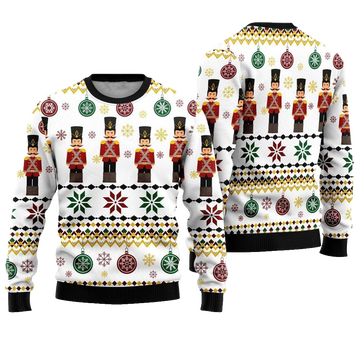 Nutcracker Group Ugly Christmas Sweater - Moonbestprint