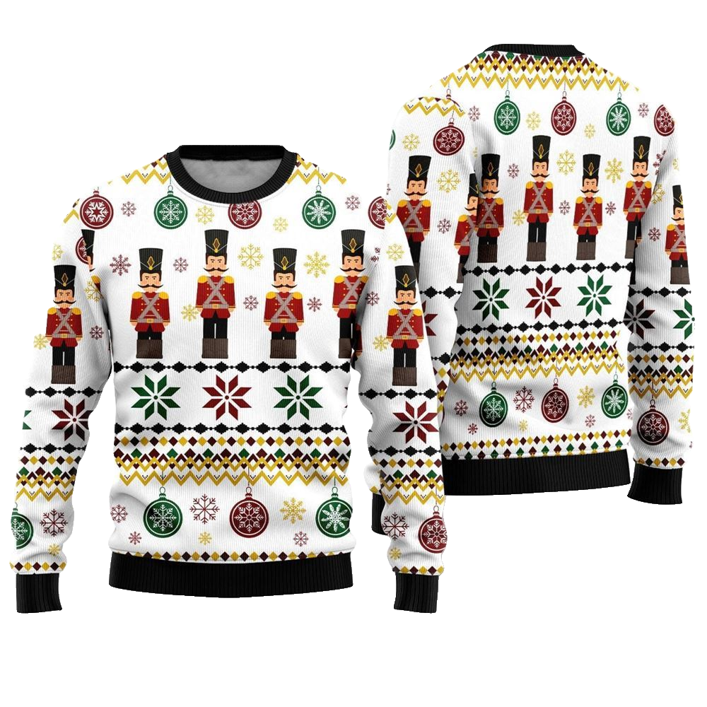 Nutcracker Group Ugly Christmas Sweater - Moonbestprint
