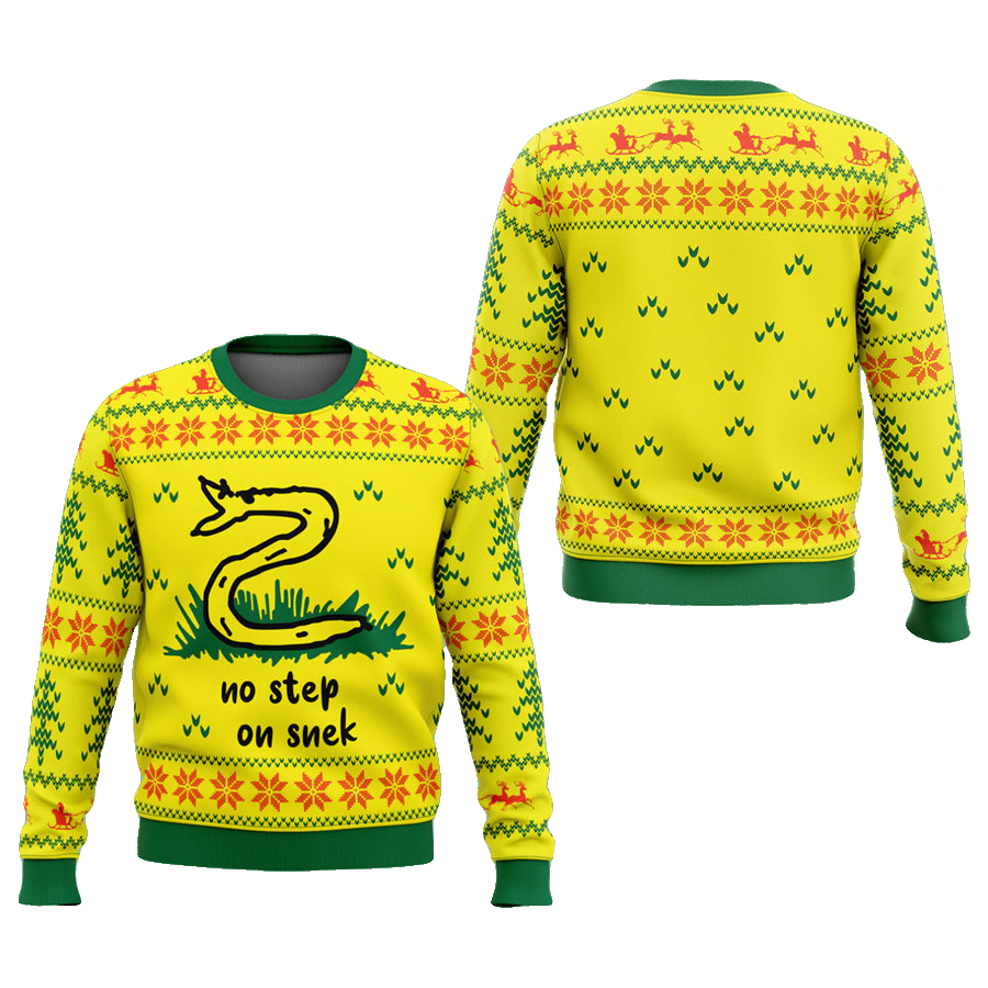 No Step On Snek Ugly Christmas Sweater – Moonbestprint
