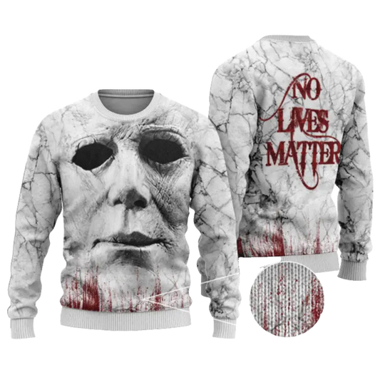 No Lives Matter Michael Myers Ugly Christmas Sweater – Moonbestprint