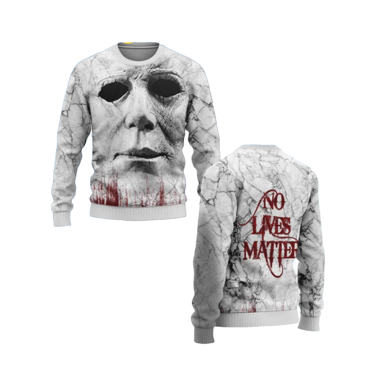 No Lives Matter Michael Myers Christmas Sweater - Moonbestprint
