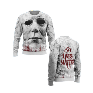 No Lives Matter Michael Myers Christmas Sweater - Moonbestprint